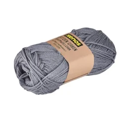 Garen katoen - grijs - 50 gram - 125 meter