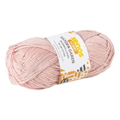 Garen katoen - lichtroze - 50 gram - 125 meter