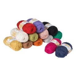 Garen katoen - lila - 50 gram - 125 meter