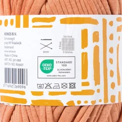 Garen t-shirt - oranje - 100 gram - 29 meter