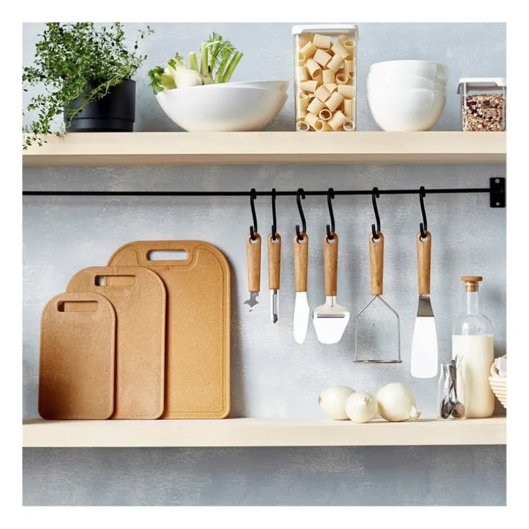 GastroMax snijplank bio - bruin - 25x15 cm