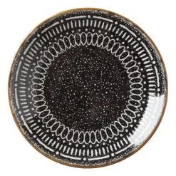 Gebaksbord Yara - zwart - ⌀15.2 cm