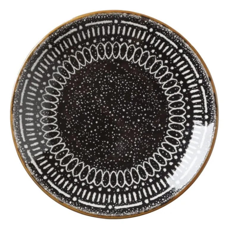 Gebaksbord Yara - zwart - ⌀15.2 cm