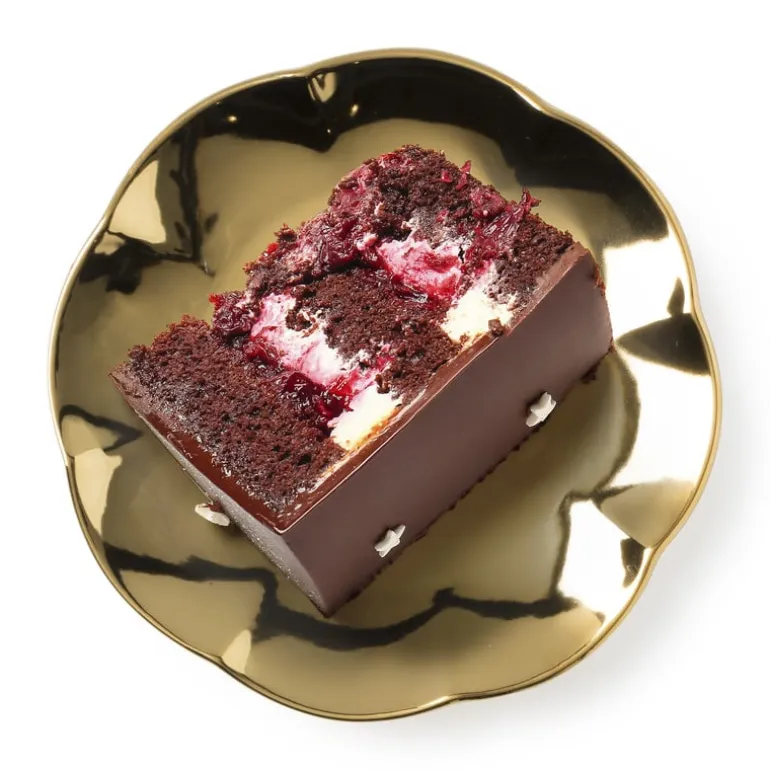 Gebaksbordje goud - keramiek - ø15.5x2 cm