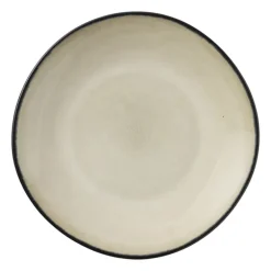 Gebaksbordje Roots - beige - ø18x2.2 cm