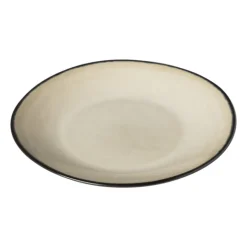 Gebaksbordje Roots - beige - ø18x2.2 cm