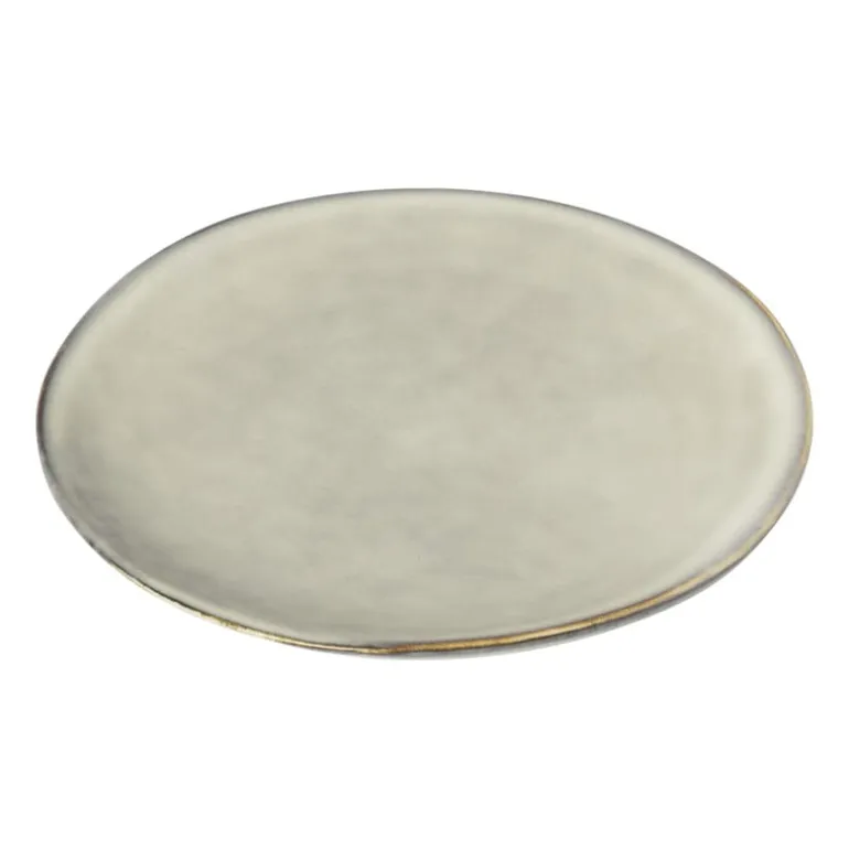 Gebaksbordje Toscane - grijs - ø15.5 cm