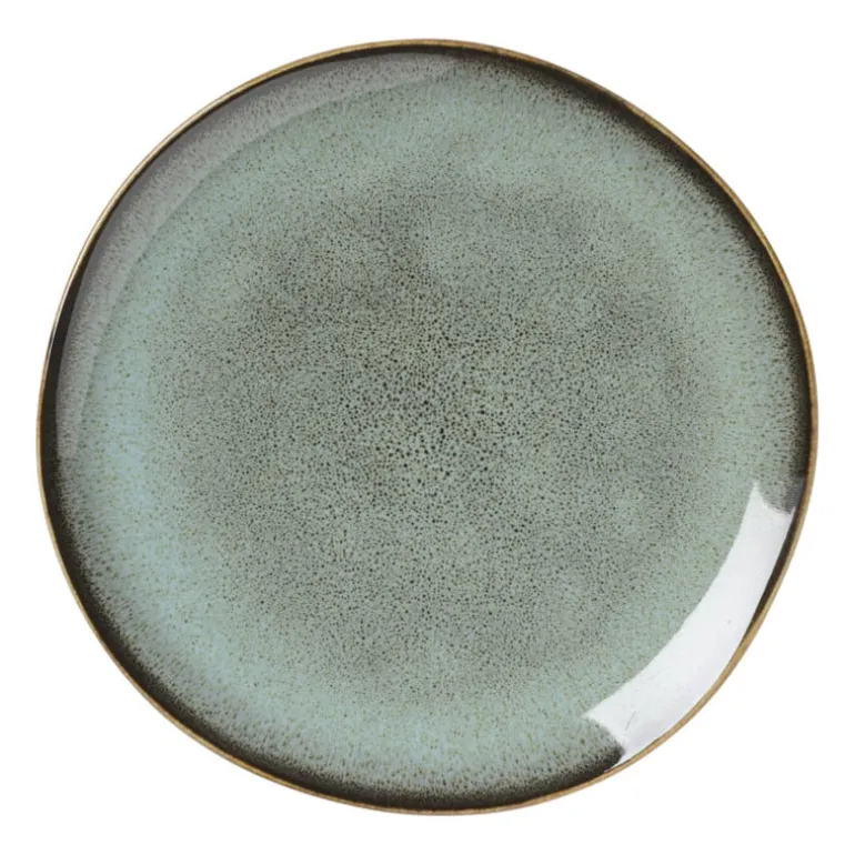 Gebaksbordje Toscane - lichtgroen - ø15.5 cm