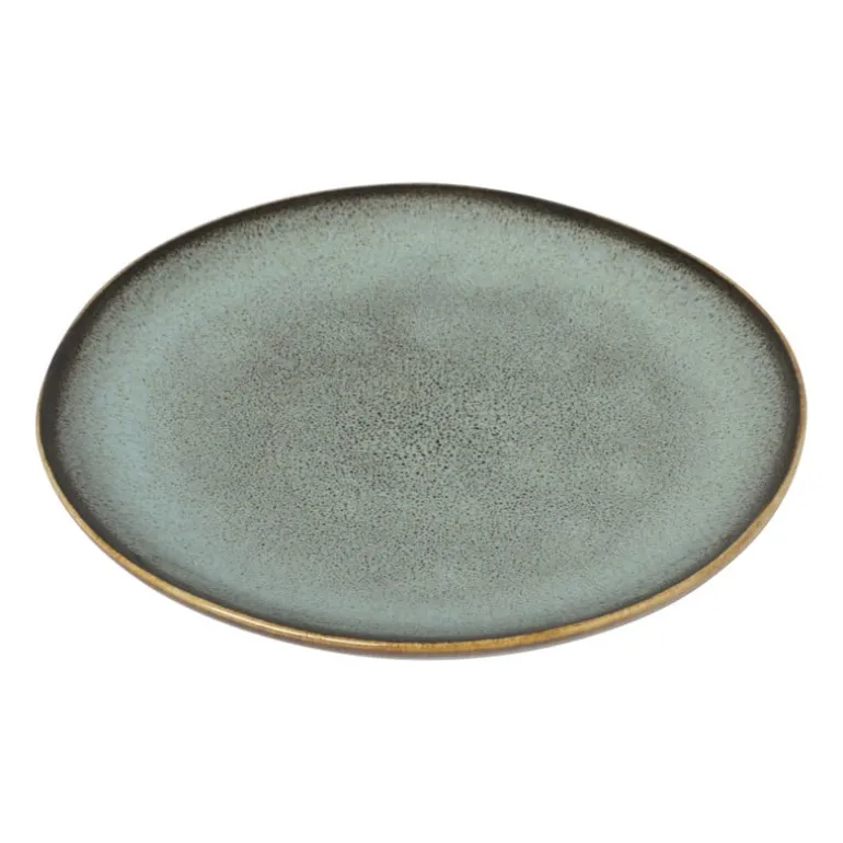 Gebaksbordje Toscane - lichtgroen - ø15.5 cm