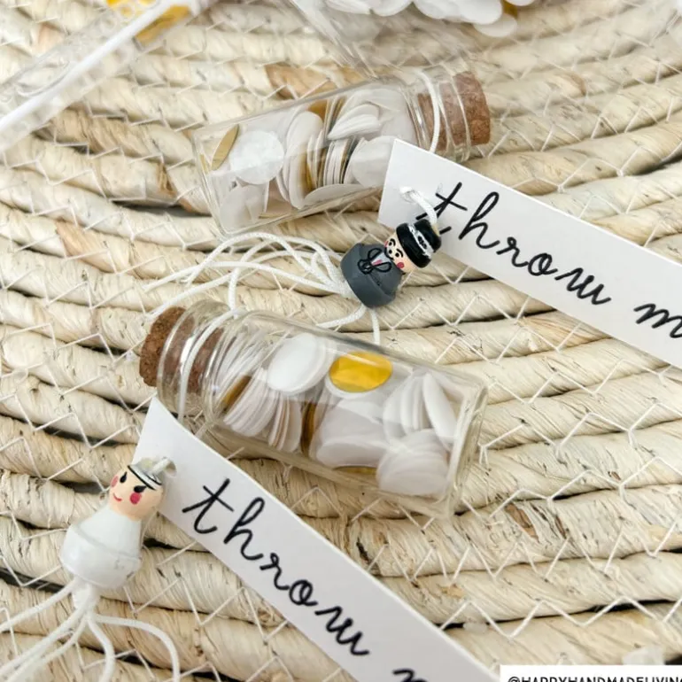 Gelukspoppetjes bruidspaar - 6 stuks