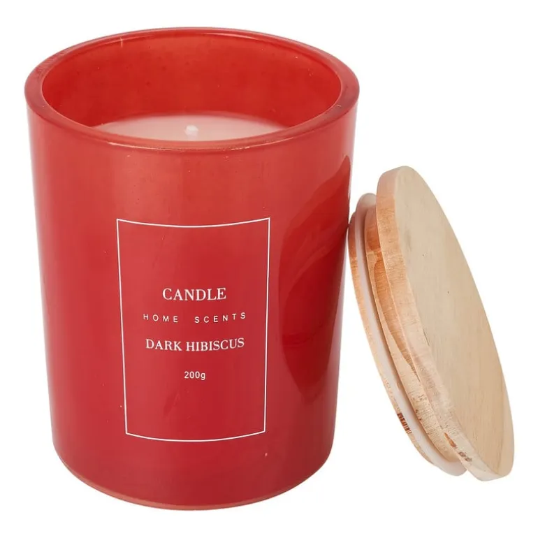 Geurkaars - dark hibiscus - ø8x10 cm