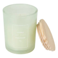 Geurkaars - green water - ø8x10 cm