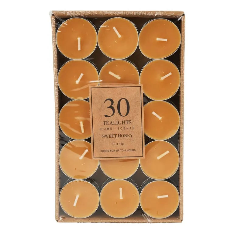 Geurtheelichten - sweet honey - set van 30