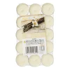 Geurwaxinelichten - vanille - set van 30