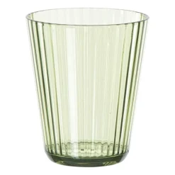 Glas streep - groen - 300 ml