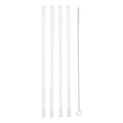 Glazen rietjes - 4 stuks