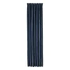 Gordijn chenille - blauw - 140x250 cm