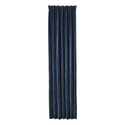 Gordijn chenille - blauw - 140x250 cm