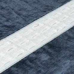 Gordijn chenille - blauw - 140x250 cm