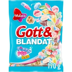 Gott & blandat - fizzy pop & co - 170 gram