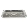 Grillschalen zilver - set van 4 - 34x23x4 cm