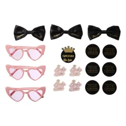 Groom to be button - zwart/goudkleurig - set van 6