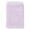 Handdoek lippen - lila/wit - 50x50 cm