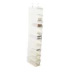 Hang organiser met 10 vakken - wit - 125x15x30 cm