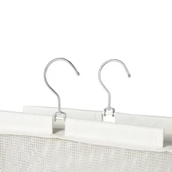 Hang organiser met 10 vakken - wit - 125x15x30 cm