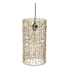 Hanglamp geweven cilinder ⌀22x40 cm