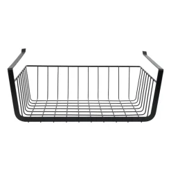 Hangmand voor onder plank - zwart - 36x25x13 cm