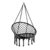 Hangstoel Knoet - zwart - ø80x100 cm