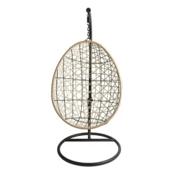 Hangstoel swing met standaard - naturel - ø104x200 cm