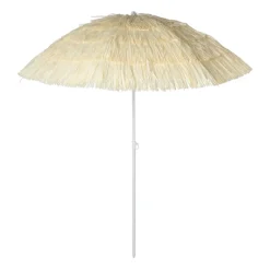 Hawaii parasol - geel beige - ø160x180 cm