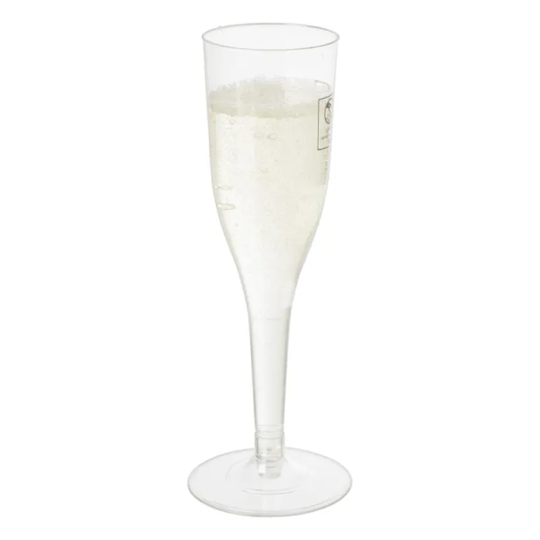 Herbruikbare champagne glazen - set van 6
