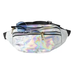 Heuptas - zilverkleurig