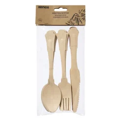 Houten bestek - set van 18
