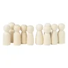 Houten kegelpoppen - set van 15 - 4.3 cm
