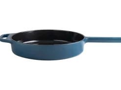 Hugo Kennis koekenpan - gietijzer - blauw/zwart - ø24 cm