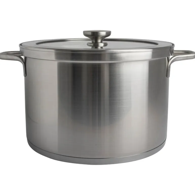 Hugo Kennis soeppan inclusief deksel met afgietsysteem - RVS - ø24x16 cm