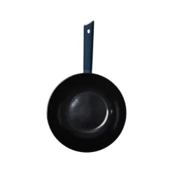 Hugo Kennis wokpan - blauw/zwart - ø28x8 cm