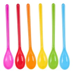 IJslepels gekleurd - 6 stuks