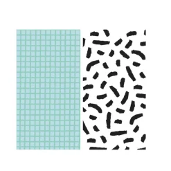 Inpakpapier patronen - diverse varianten - 46.5x200 cm