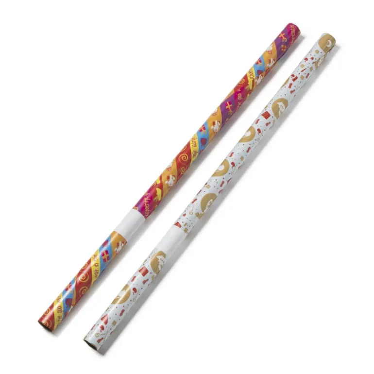 Inpakpapier sint XL - diverse varianten - 100x300 cm