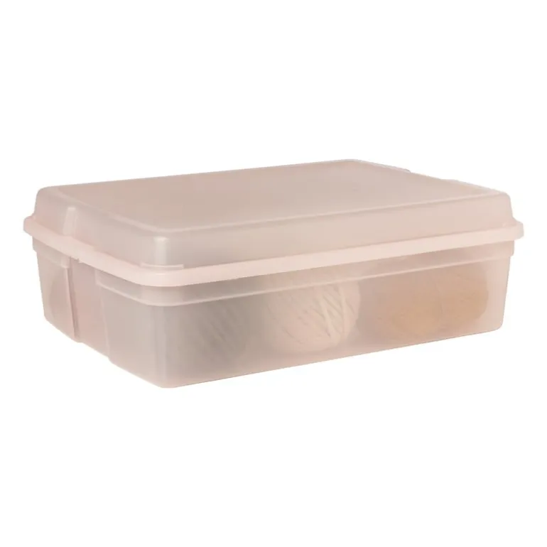 Iris clearbox - 13 liter - roze