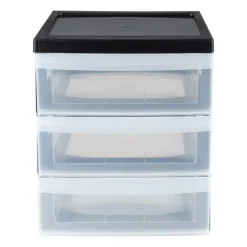 Iris ladesysteem A5 - 3 lades - zwart - 26x22x19 cm