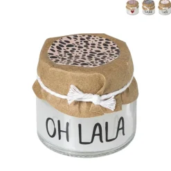 Kaars in glazen potje - diverse varianten - ø4.2x4 cm