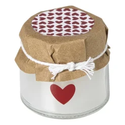 Kaars in glazen potje - diverse varianten - ø4.2x4 cm