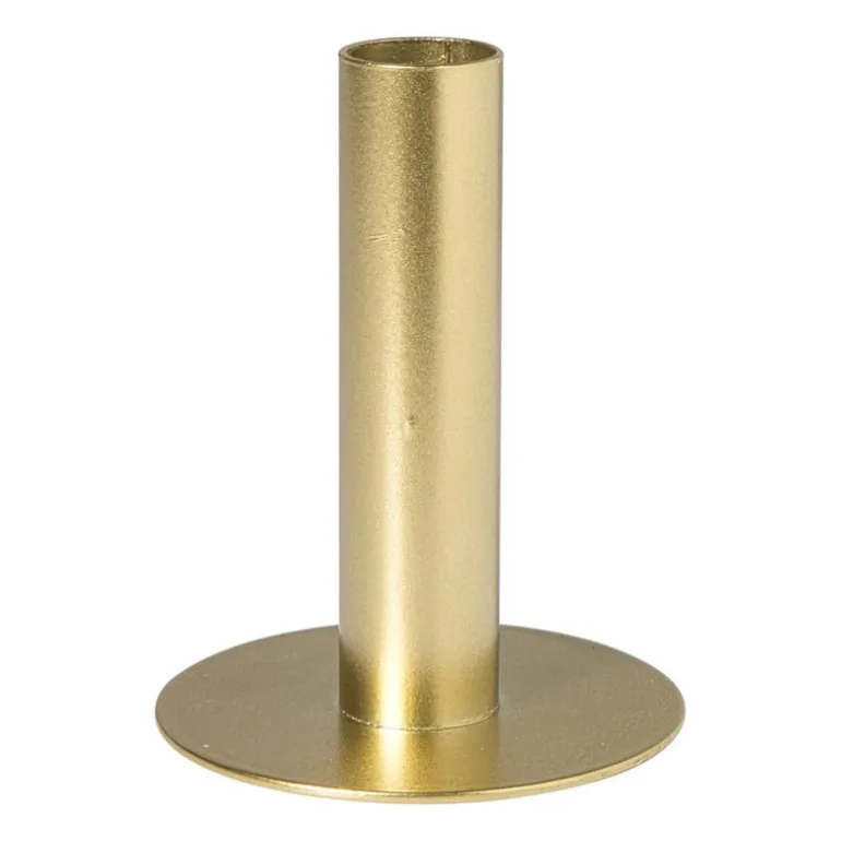 Kandelaar hoog - goud - ø8x10 cm