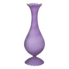 Kandelaar hoog - paars - ø8x22.5 cm